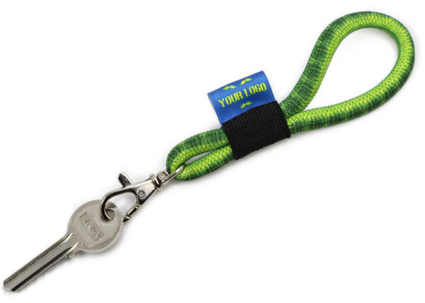 Promotional tubular lanyard with a sleek design, a perfect accessory for events.