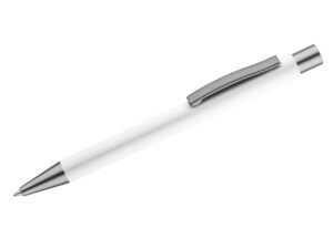 Promotional ball pen GOMA with soft-touch surface, customizable with logo branding.
