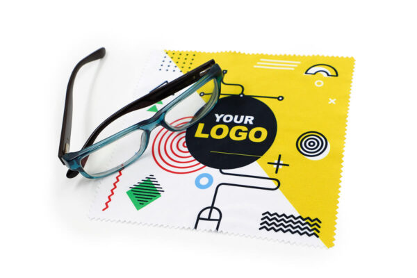 Promotional microfiber cloths 17×18 cm – festive business gift and eco-friendly promotional accessory from AMGS Group.