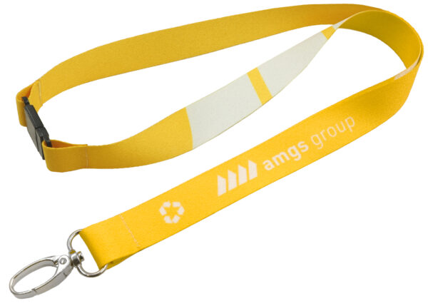 rPET Lanyard With Safety Breakaway.