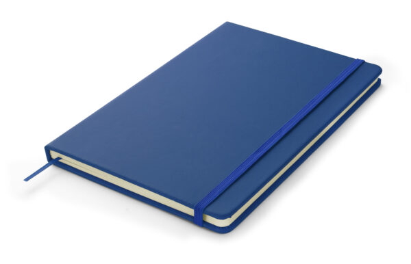 Promotional notebook VITAL A5 with leather-like cover and elastic band, customizable with logo.