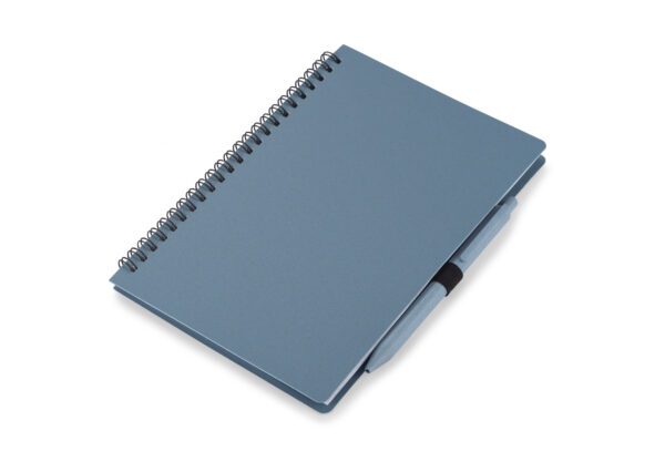 Promozionale blocco note A5 con Penna design ecologico personalizzabile con logo.