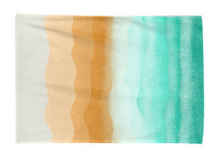 Custom microfiber towel with print. Ideal for events and beach. Buy in AMGS Group.